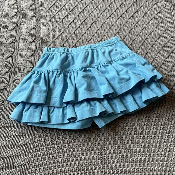Hanna Andersson Teal Ruffled Skort ~ 100/4 - Picture 6 of 10